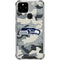 NFL Seattle Seahawks Camo Google Pixel 5 Clear Case